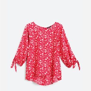 Larie Tie Sleeve Blouse by Papermoon stitchfix brand xxl